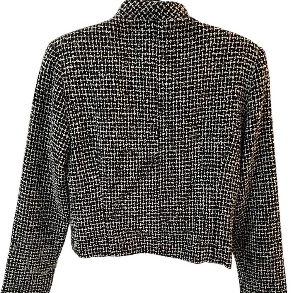 JRT By Newport News | Black & White Tweed Jacket - Picture 2 of 6
